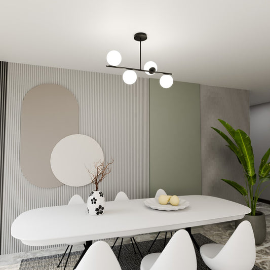 Lubinis šviestuvas Juoda 4 - detalus vaizdas