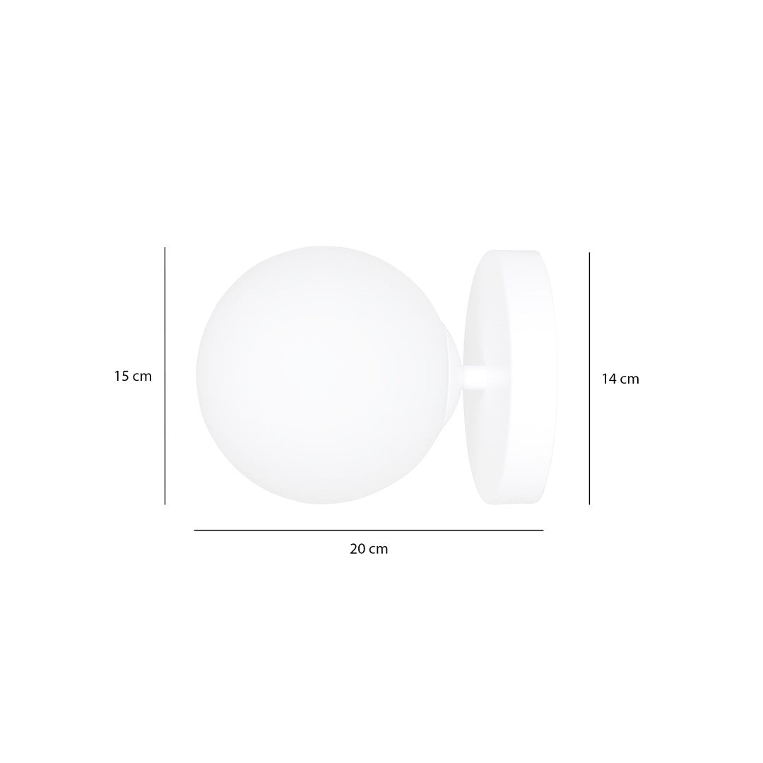 Sieninis šviestuvas Balta 1 - apšvietimas