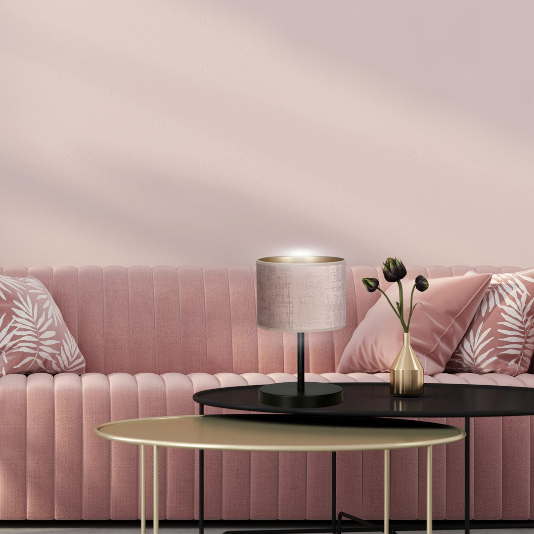 HILDE Stalinė lempa Juoda 1 - medžiagų tekstūra