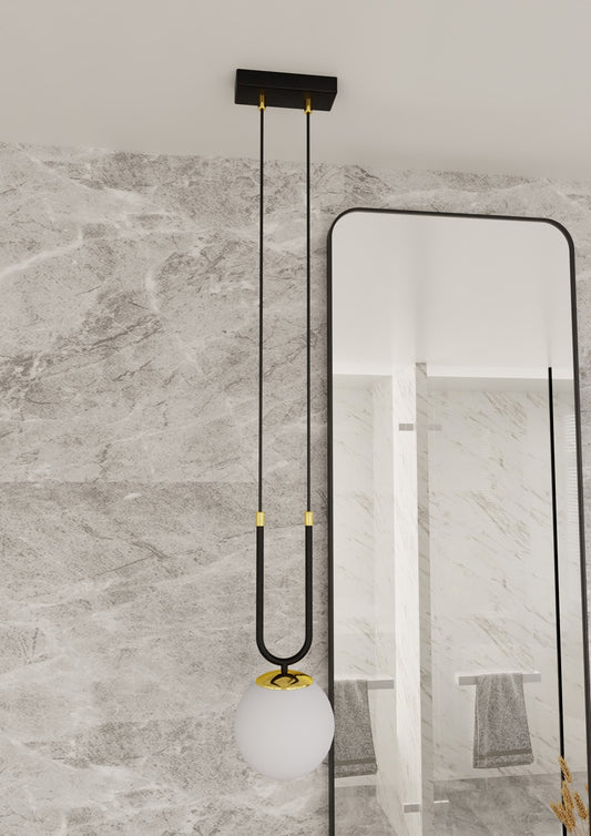 GLAM Pakabinamas šviestuvas Juoda 1 - detalus vaizdas