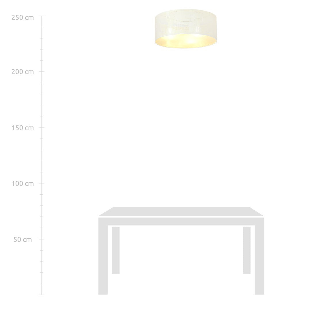 ASTON Lubinis šviestuvas Juoda 3 - konstrukcijos detalės