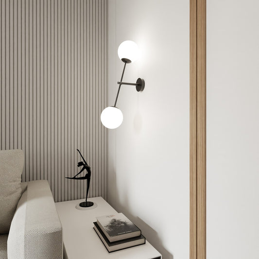 LINEAR Sieninis šviestuvas Juoda 2 - detalus vaizdas