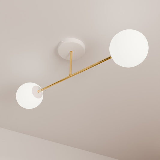 MAGNUM Lubinis šviestuvas White, Gold 2 - detalus vaizdas
