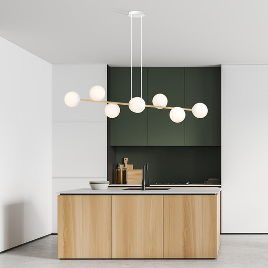 GRAVITY Pakabinamas šviestuvas White, Gold 8 - detalus vaizdas