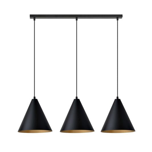 REBEL Pakabinamas šviestuvas Black, gold 3 - detalus vaizdas