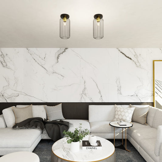 BARN Lubinis šviestuvas Black, gold 1 - detalus vaizdas