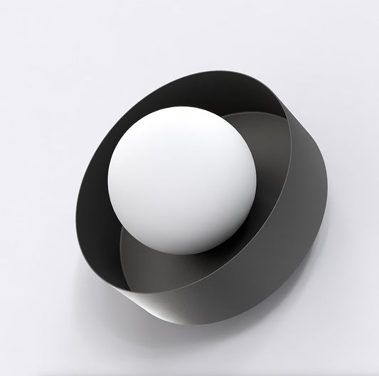 LULU Sieninis šviestuvas Juoda 1 - detalus vaizdas