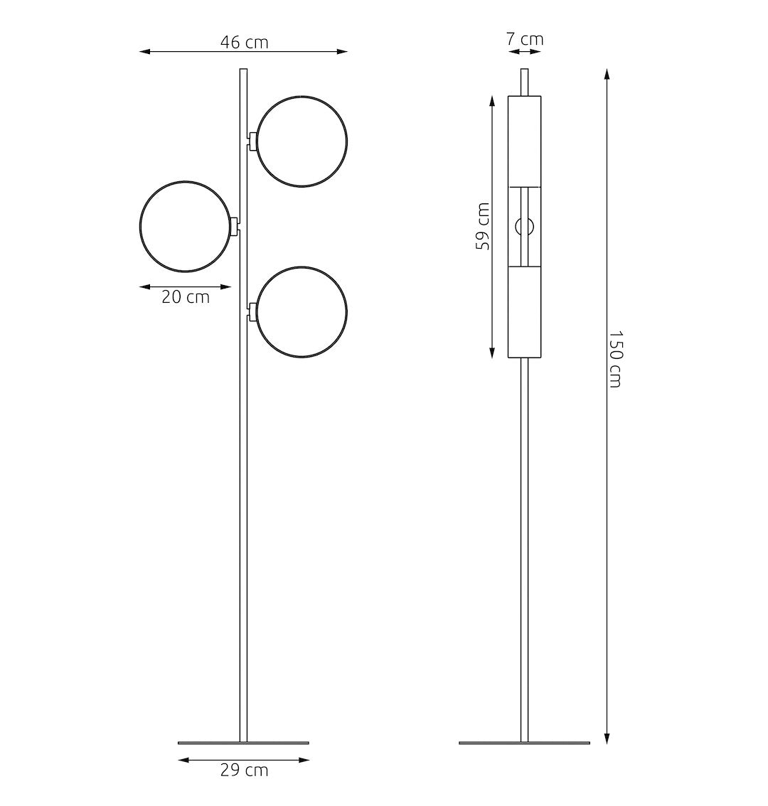 DRUMZ Toršeras Pilka 3 - šoninis vaizdas