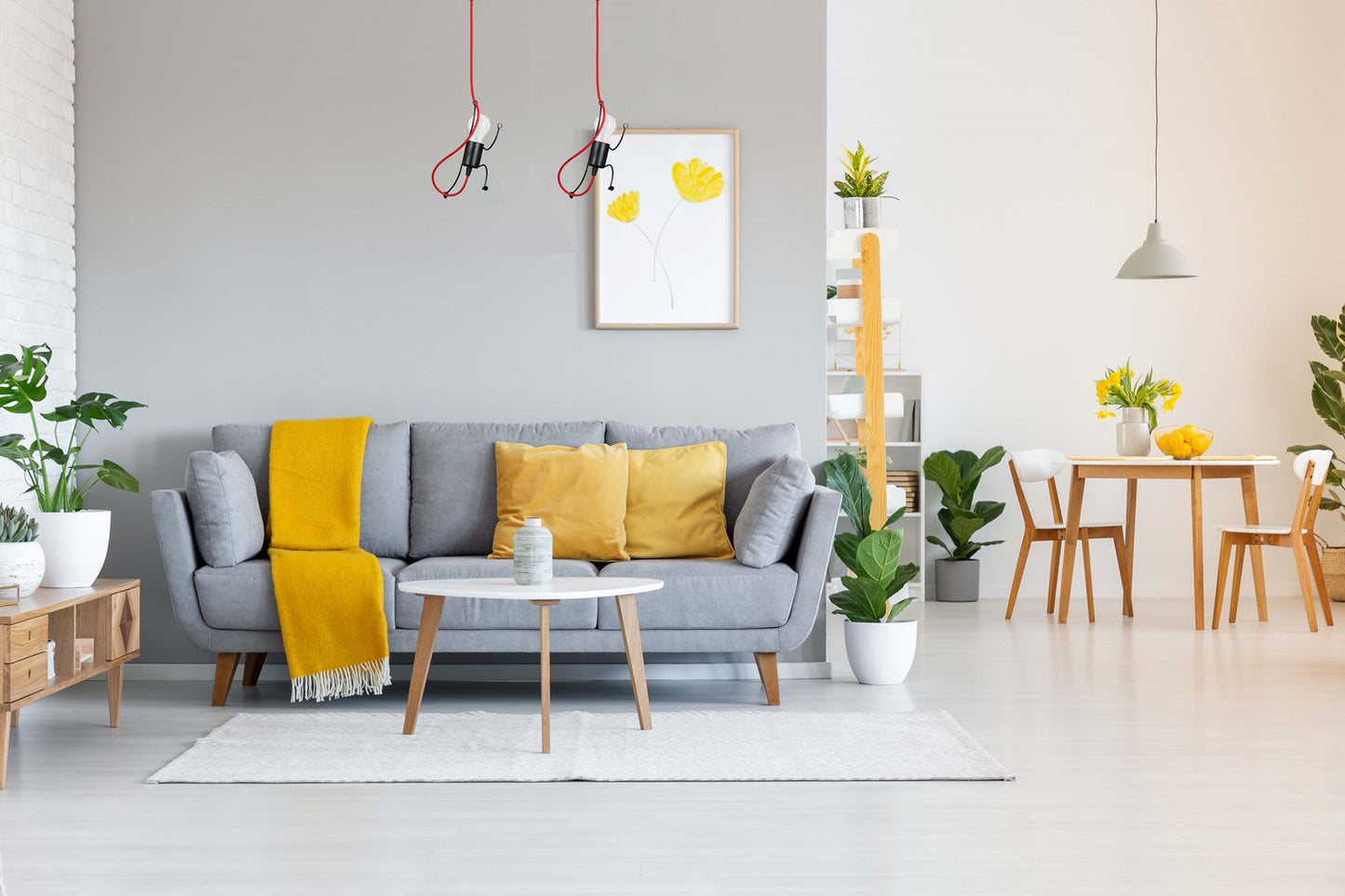 BOBI Pakabinamas šviestuvas Juoda 1 - apšvietimas