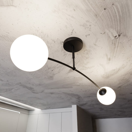 PREGOS Lubinis šviestuvas Juoda 2 - detalus vaizdas