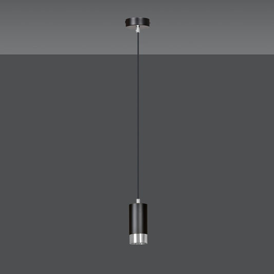 FUMIKO Pakabinamas šviestuvas Black, silver 1 - detalus vaizdas