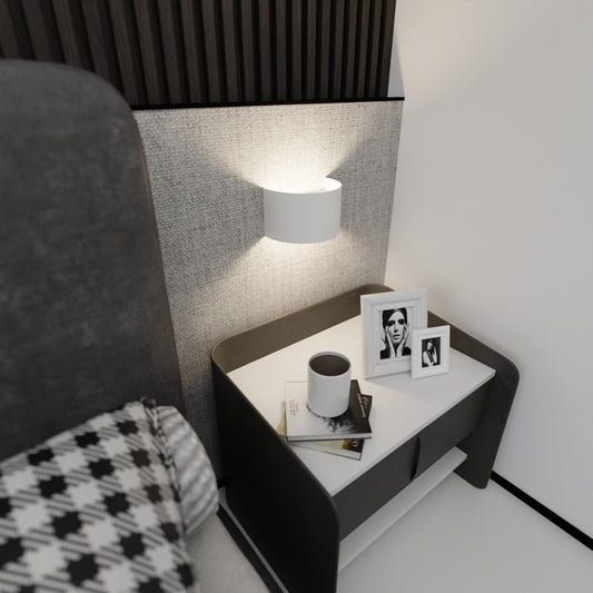 FOLD Sieninis šviestuvas Balta 1 - detalus vaizdas