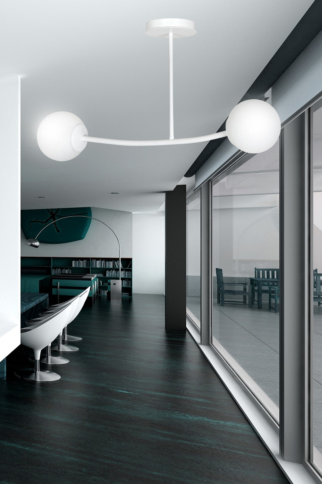 Lubinis šviestuvas Balta 2 - konstrukcijos detalės