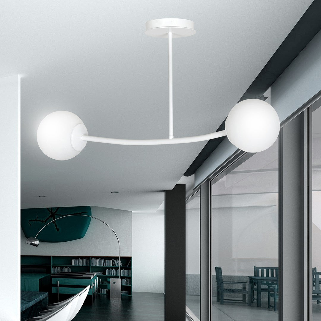 Lubinis šviestuvas Balta 2 - medžiagų tekstūra