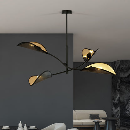 LOTUS Lubinis šviestuvas Juoda 4 - dizaino detalės