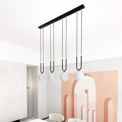 GLAM Pakabinamas šviestuvas Juoda 4 - montavimo detalės