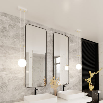 GLAM Pakabinamas šviestuvas Balta 1 - konstrukcijos detalės