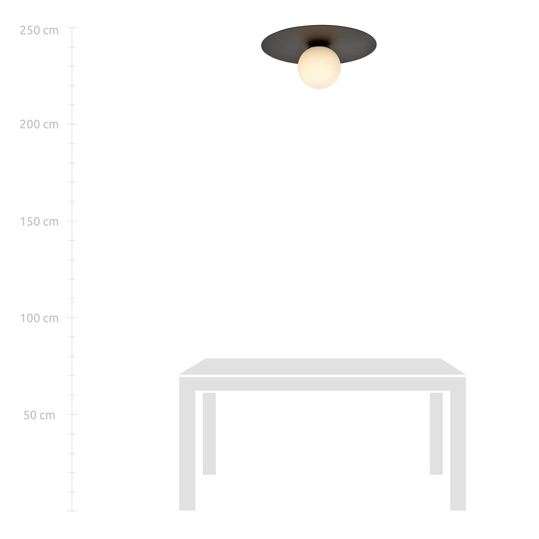 SOLAR Lubinis šviestuvas Juoda 1 - konstrukcijos detalės