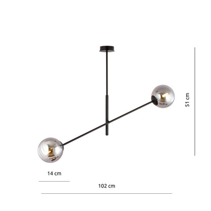 LINEAR Pakabinamas šviestuvas Juoda 2 - konstrukcijos detalės