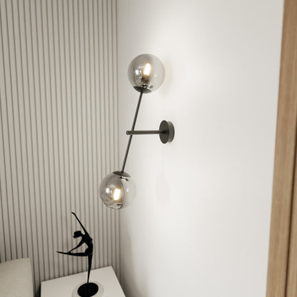 LINEAR Sieninis šviestuvas Juoda 2 - detalus vaizdas