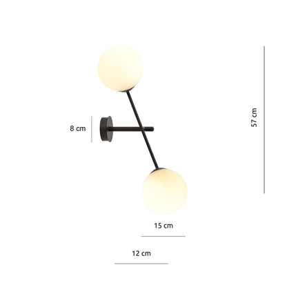 LINEAR Sieninis šviestuvas Juoda 2 - konstrukcijos detalės