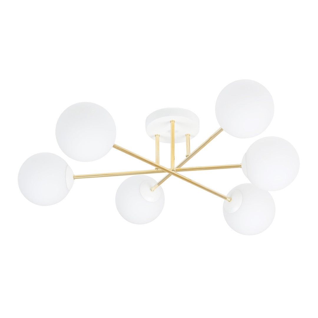 MAGNUM Lubinis šviestuvas White, Gold 6 - bendras vaizdas