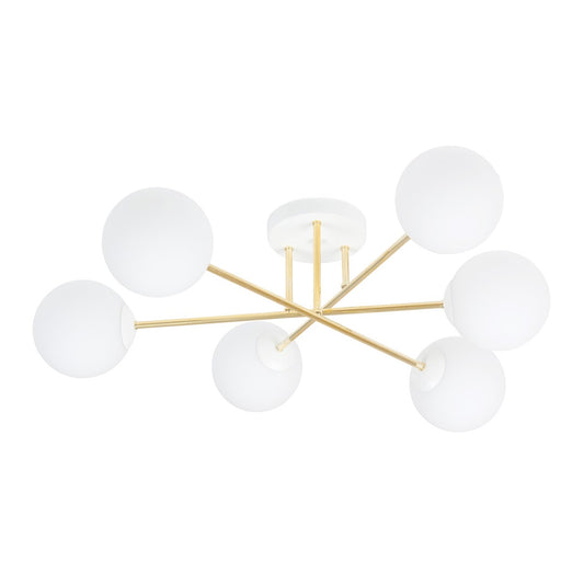 MAGNUM Lubinis šviestuvas White, Gold 6 - bendras vaizdas