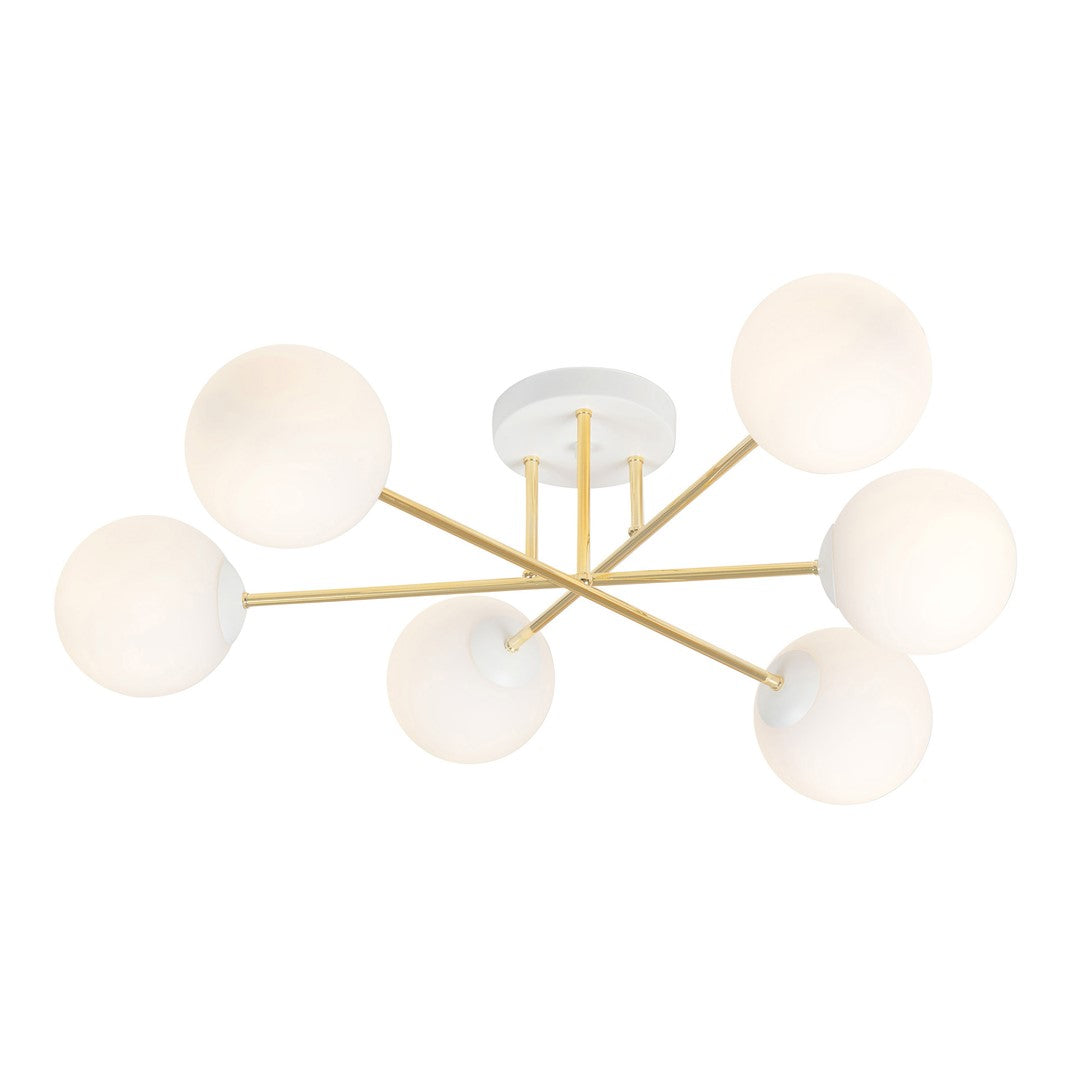 MAGNUM Lubinis šviestuvas White, Gold 6 - detalus vaizdas