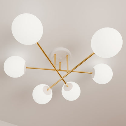MAGNUM Lubinis šviestuvas White, Gold 6 - apšvietimas