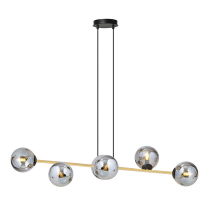 GRAVITY Pakabinamas šviestuvas Black, gold 6 - bendras vaizdas