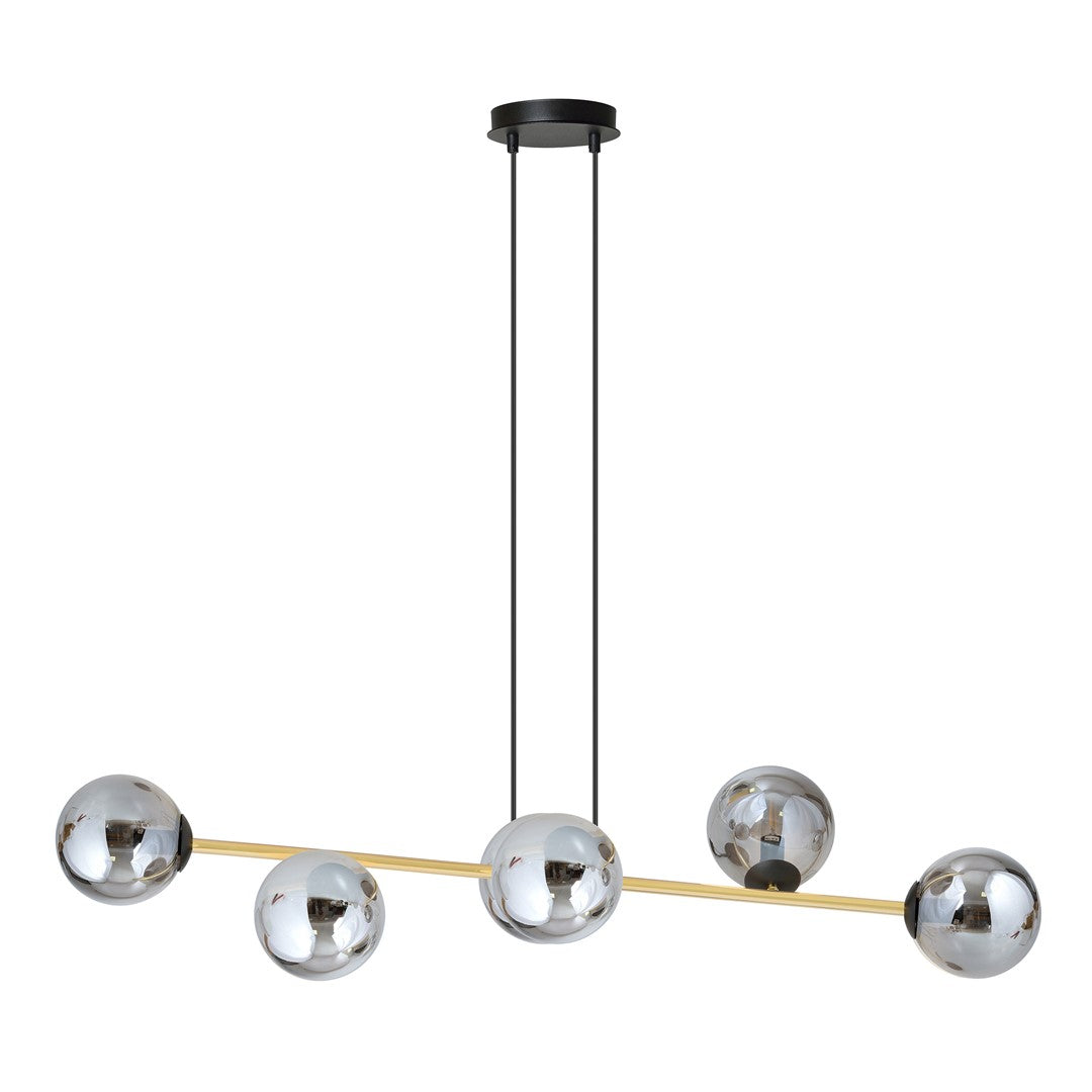 GRAVITY Pakabinamas šviestuvas Black, gold 6 - interjere