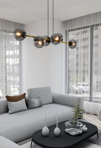 GRAVITY Pakabinamas šviestuvas Black, gold 6 - konstrukcijos detalės