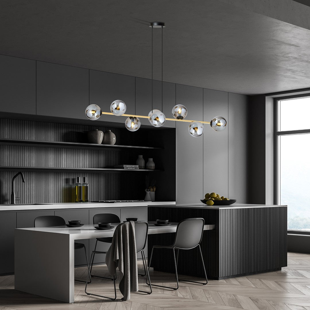 GRAVITY Pakabinamas šviestuvas Black, gold 8 - detalus vaizdas
