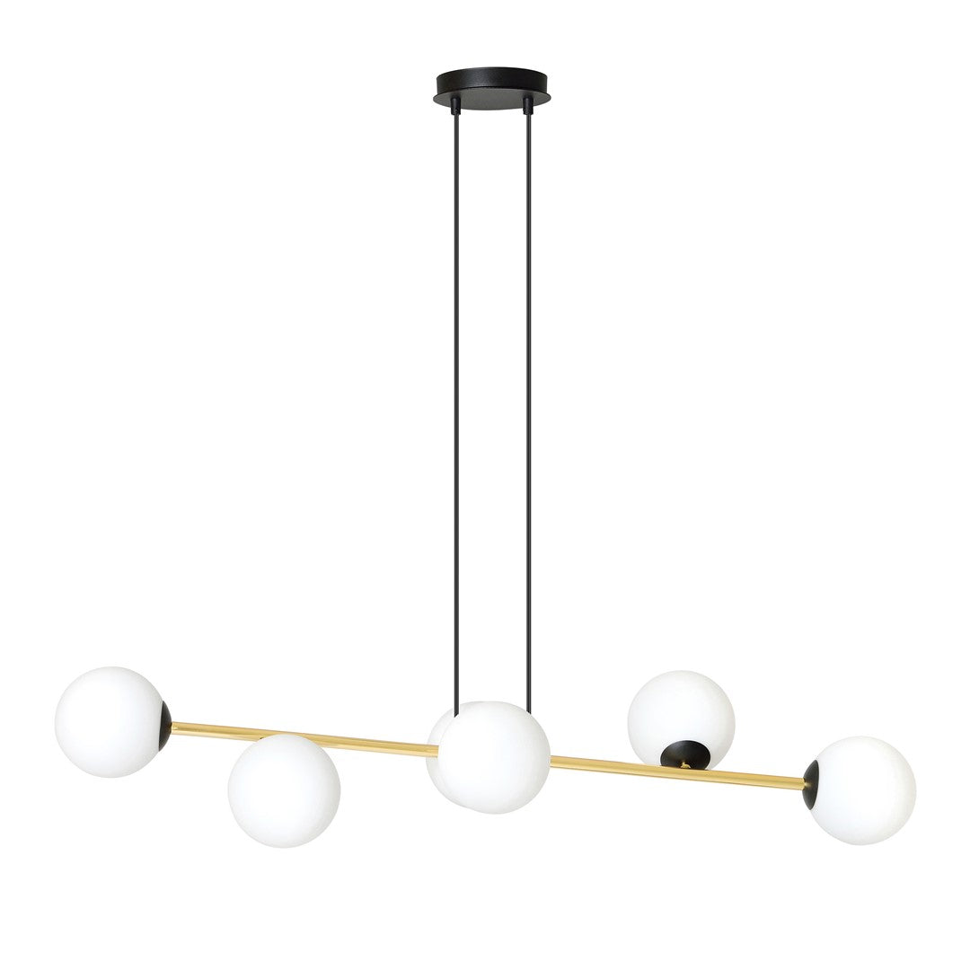GRAVITY Pakabinamas šviestuvas Black, gold 6 - bendras vaizdas
