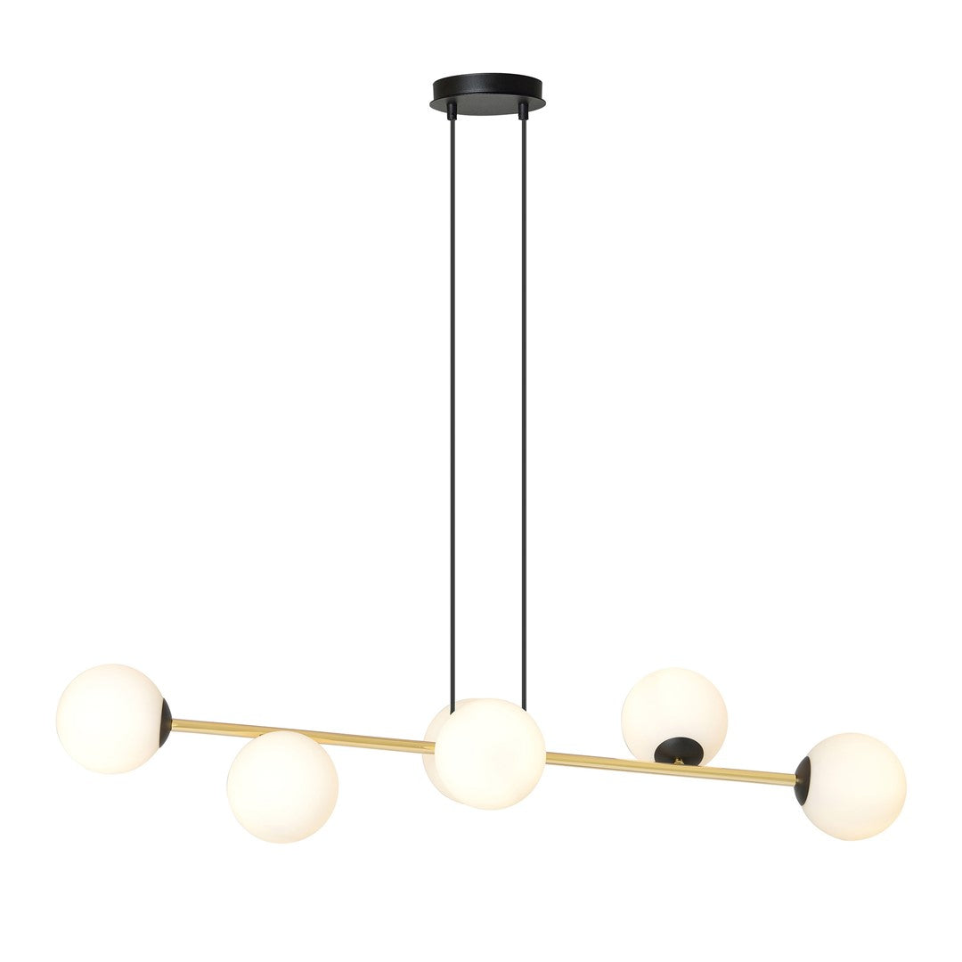 GRAVITY Pakabinamas šviestuvas Black, gold 6 - šoninis vaizdas