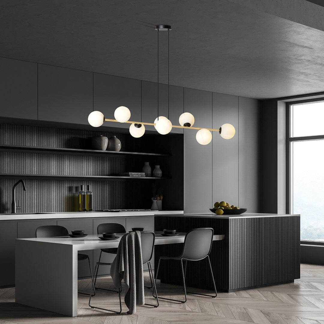 GRAVITY Pakabinamas šviestuvas Black, gold 8 - dizaino detalės