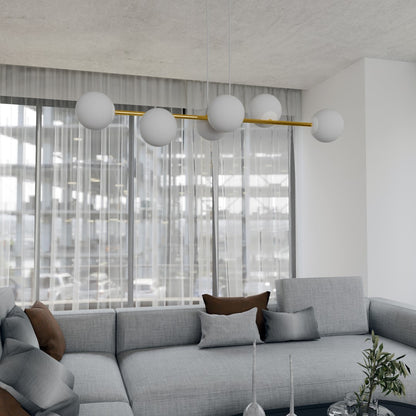 GRAVITY Pakabinamas šviestuvas White, Gold 6 - apšvietimas