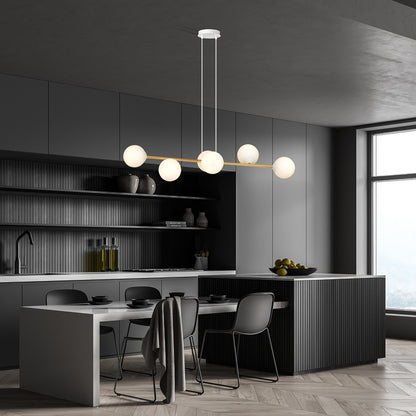 GRAVITY Pakabinamas šviestuvas White, Gold 6 - dizaino detalės