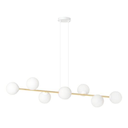 GRAVITY Pakabinamas šviestuvas White, Gold 8 - bendras vaizdas