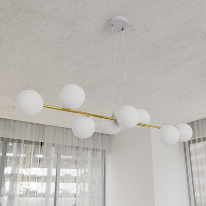 GRAVITY Pakabinamas šviestuvas White, Gold 8 - konstrukcijos detalės