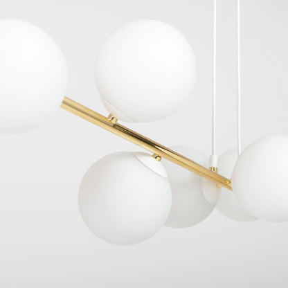 GRAVITY Pakabinamas šviestuvas White, Gold 8 - kambaryje