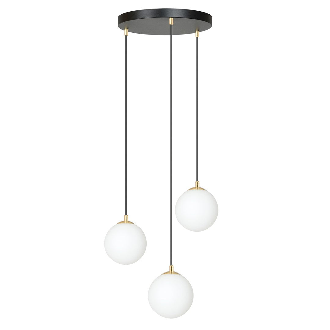 ROYAL Pakabinamas šviestuvas Black, gold 3 - bendras vaizdas