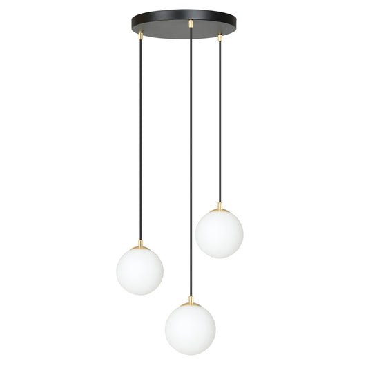 ROYAL Pakabinamas šviestuvas Black, gold 3 - bendras vaizdas