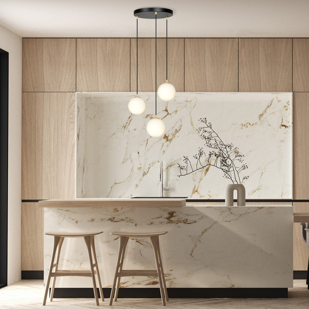 ROYAL Pakabinamas šviestuvas Black, gold 3 - detalus vaizdas