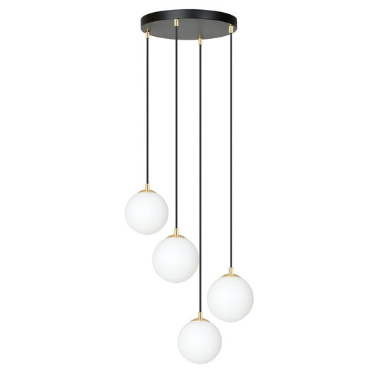 ROYAL Pakabinamas šviestuvas Black, gold 4 - bendras vaizdas