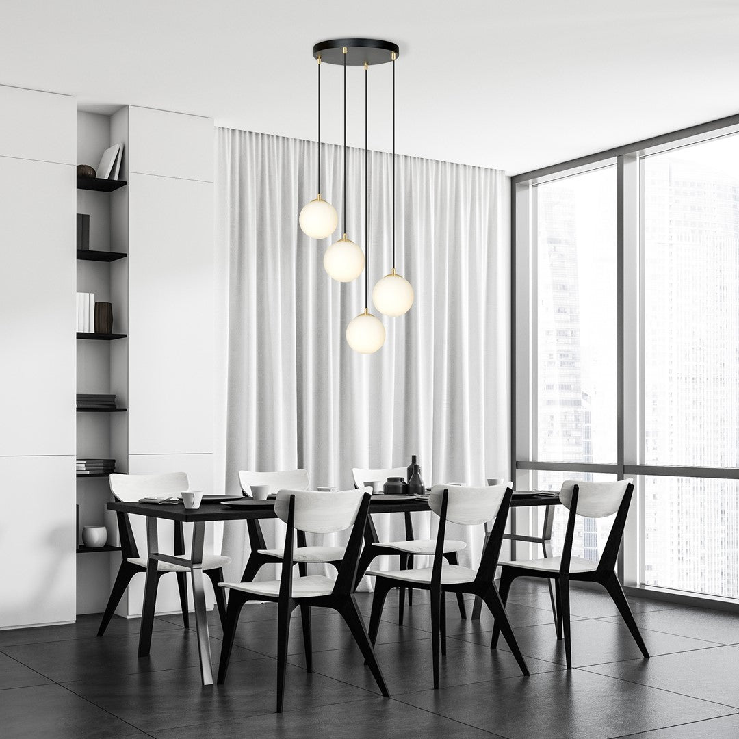 ROYAL Pakabinamas šviestuvas Black, gold 4 - montavimo detalės
