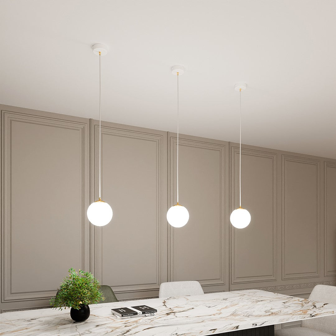 ROYAL Pakabinamas šviestuvas White, Gold 1 - konstrukcijos detalės