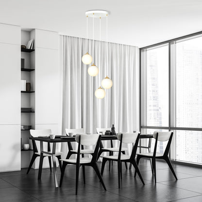 ROYAL Pakabinamas šviestuvas White, Gold 4 - montavimo detalės