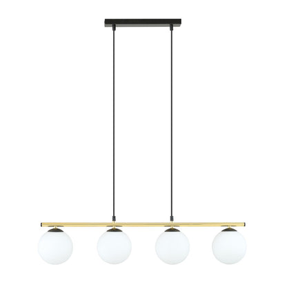 ALORA Pakabinamas šviestuvas Black, gold 4 - bendras vaizdas