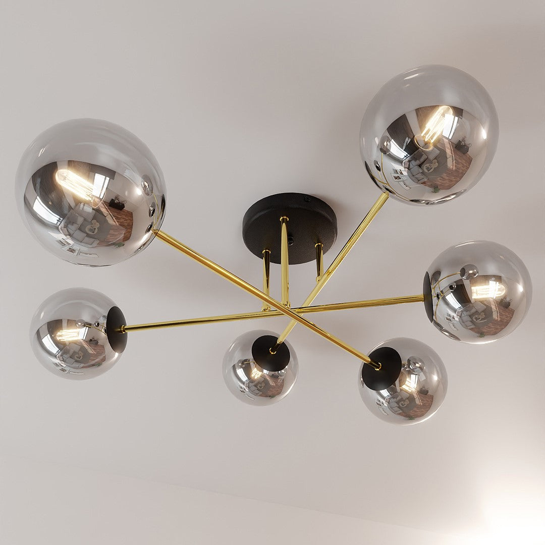 MAGNUM Lubinis šviestuvas Black, gold 2 - konstrukcijos detalės